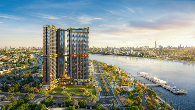 Một góc phối cảnh của khu căn hộ A&T Saigon Riverside