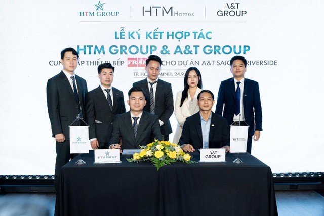 
Lễ ký kết hợp tác cung cấp thiết bị bếp Franke cho dự án A&T Saigon Riverside giữa Chủ đầu tư A&T Group và HTM Group vào ngày 24/09/2025