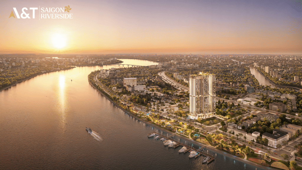 Dự án A&T Saigon Riverside sở hữu vị trí ven sông hiếm có