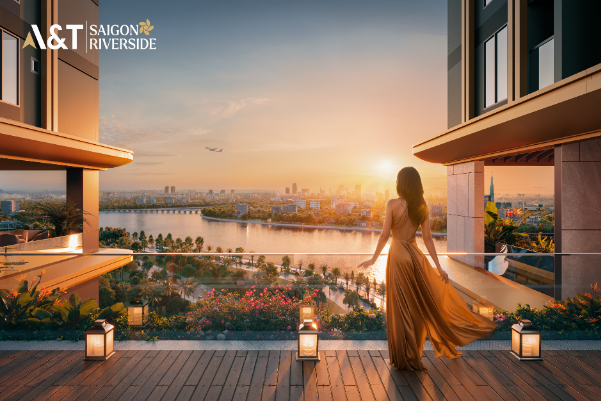 Khu căn hộ A&T Saigon Riverside không chỉ mang hơi thở “resort” trong từng không gian sống mà còn là giá trị đầu tư bền vững với mức giá chỉ từ 52 triệu/m2